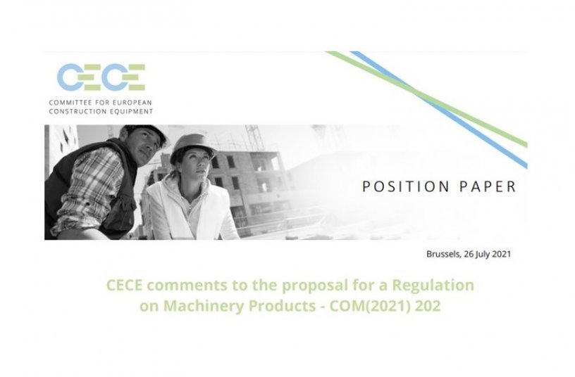 CECE publishes amendment proposals for an industry-friendly Machinery Products Regulation<br>IMAGE SOURCE: CECE - Committee for European Construction Equipment