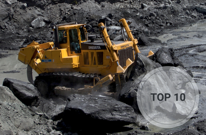 TOP 10 bulldozers <br> Image source: LECTURA Verlag GmbH