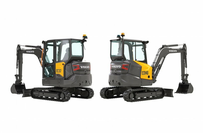 EC37 and ECR40<br>IMAGE SOURCE: Volvo Construction Equipment