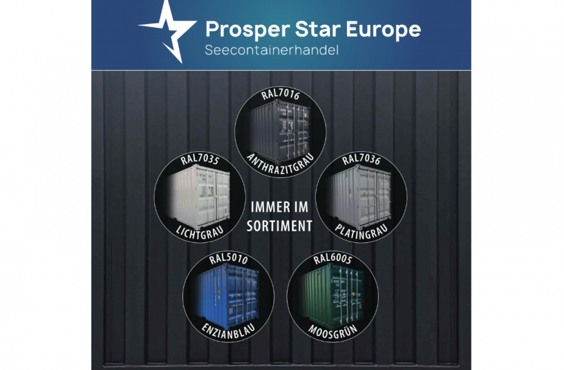 Prosper Star Europe - Seecontainerhandel<br>BILDQUELLE: Prosper Star Europe