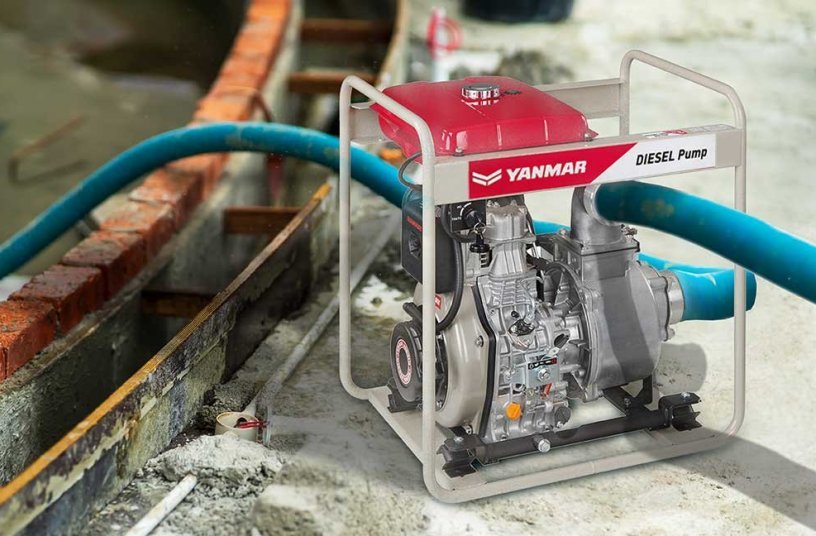 Yanmar bringt eine neue Serie Tragbarer Diesel-Wasserpumpen auf den Markt <br> Bildquelle: Yanmar Europe BV