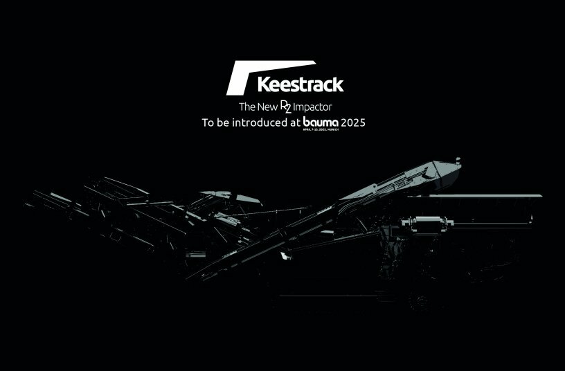 R2 wird auf der Bauma enthüllt<br>BILDQUELLE: Keestrack