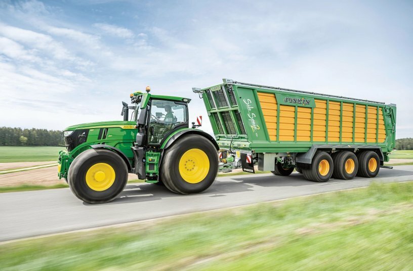 John Deere stellt neue Frontlader 665R und 685R für große 6R-Traktoren vor<br>BILDQUELLE: John Deere Walldorf GmbH & Co. KG