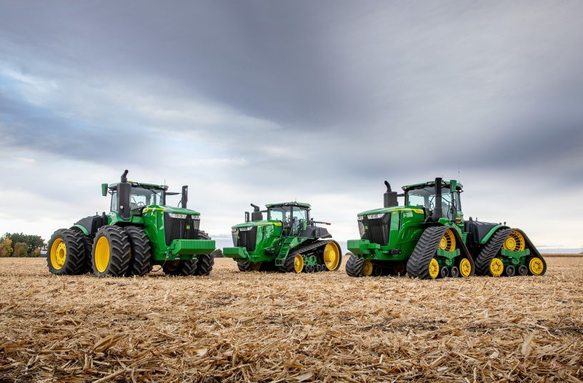 Neue Traktoren der Serie 9 bis 691 PS <br> Bildquelle: John Deere
