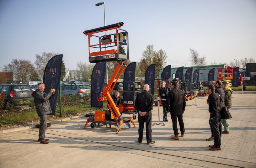 Product break-out session on the low level access<br>IMAGE SOURCE: JLG EMEA BV