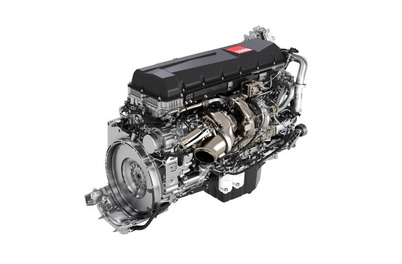 Die Turbo Compound Technologie ermöglicht ein höheres Drehmoment bei niedrigeren Motordrehzahlen. <br> Bildquelle: Renault Trucks