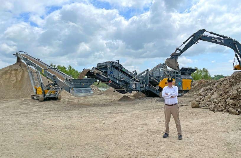 Save fuels: RM founder and CEO Gerald Hanisch sets with the RM Group steadily   new standards in electrification and digitisation of mobile crushers and screeners. <br>IMAGE SOURCE: RUBBLE MASTER HMH GmbH