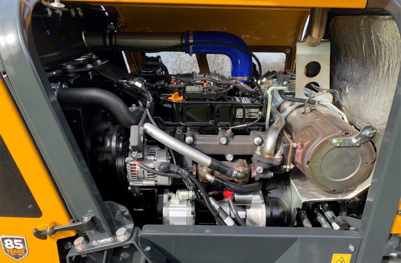 Der 40-PS-Motor von Yanmar erfüllt  ohne Adblue die aktuellen  Emissionsvorgaben der Stufe V. <br> Bildquelle: JJ. Dabekausen B.V.