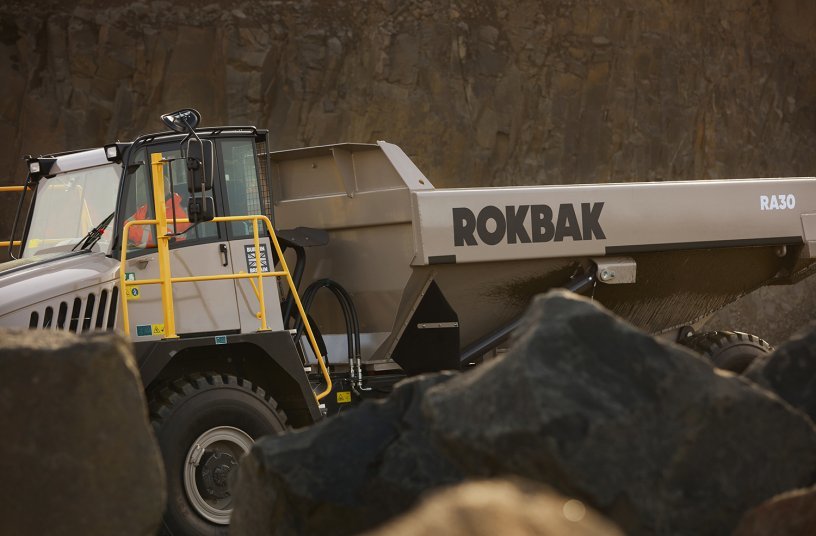 Rokbak – a brand name that stands for power, performance and reliability. <br> Image source: Terex Trucks