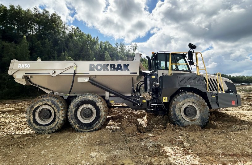 A Rokbak RA30 articulated hauler will be present during the Lyon stage of Le Dig Tour 2025.<br>IMAGE SOURCE: Rokbak