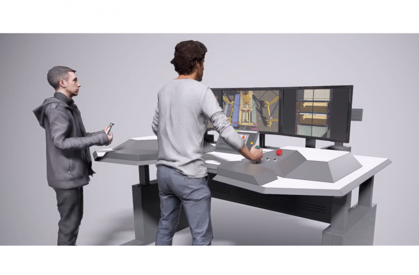 ROS Desk RRTG<br>IMAGE SOURCE: CM Labs Simulations, Inc.