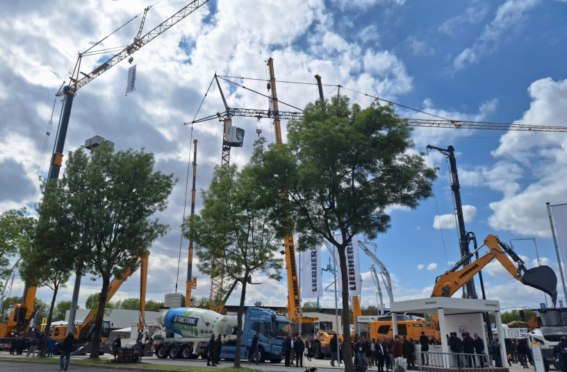 Outdoor area of INTERMAT 2024<br>IMAGE SOURCE: LECTURA GmbH