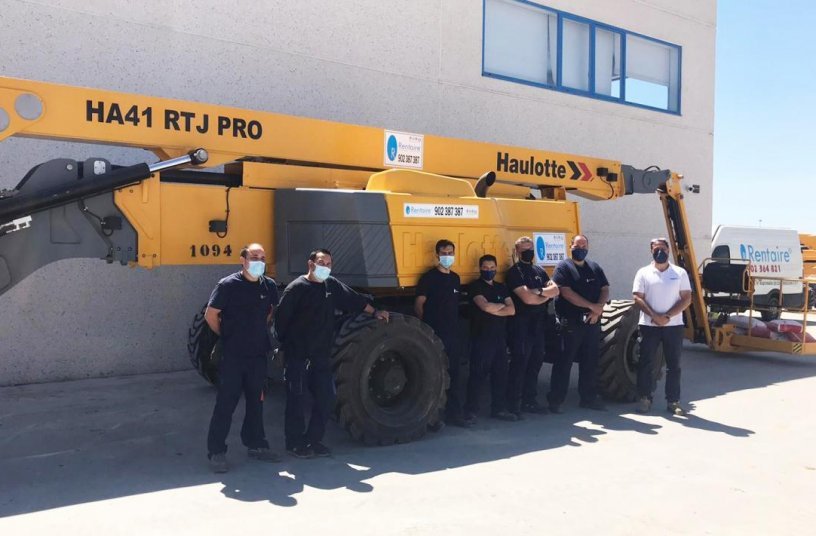 Rentaire further expands its fleet with Haulotte machinesretaire <br> Image source: Haulotte Group