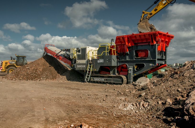 Sandvik QJ341<br>BILDQUELLE: Sandvik Mobile Crushing and Screening