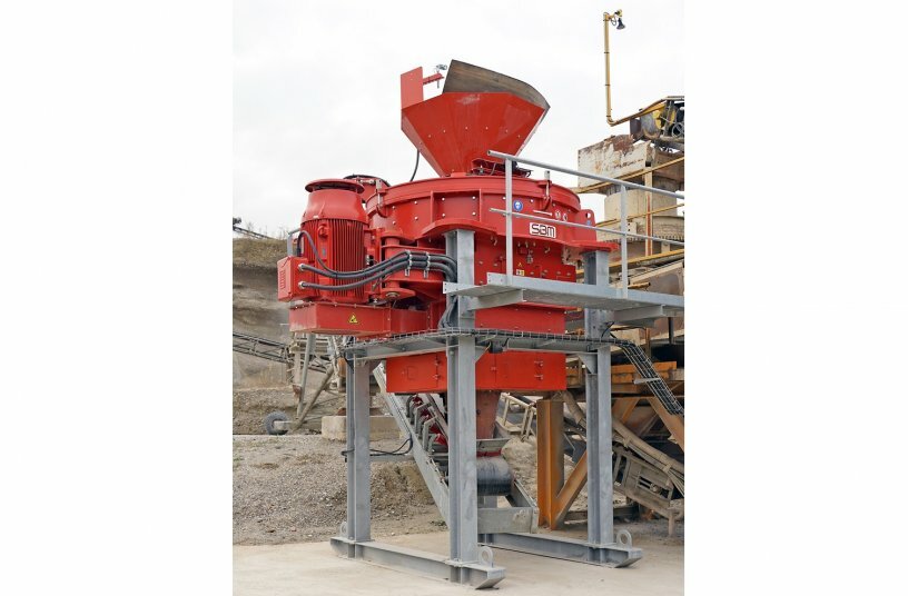 The SBM vertical impact crusher (VSI) V8 can be easily integrated into existing production facilities. It produces high-quality sands and chippings from oversize grain.<br>IMAGE SOURCE: SBM Mineral Processing