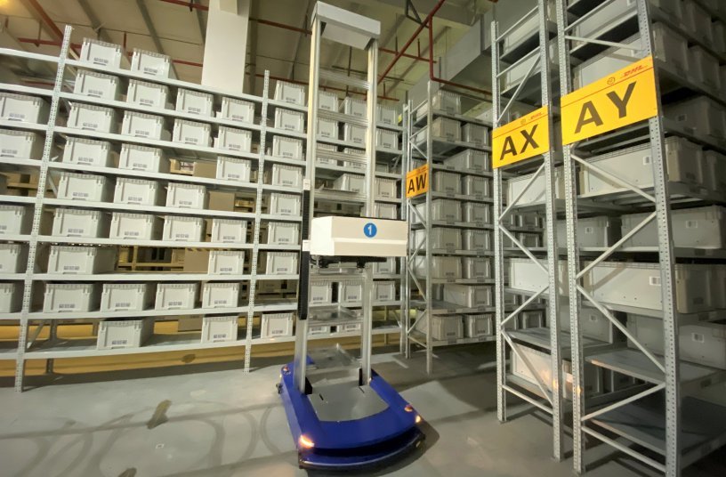 SF-DHL Apparel warehouse in Shanghai <br> Image source: MHS Global
