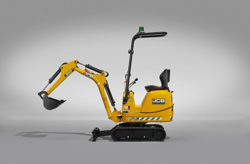 The new micro excavator 8008E CTS<br>IMAGE SOURCE: JCB