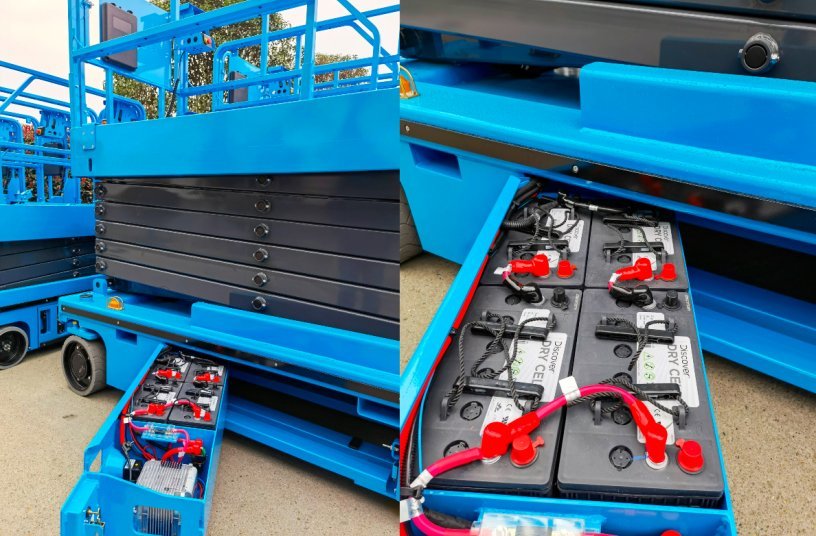 Discover batteries will now feature in Sinoboom boom and scissor lifts around the world. <br> Image source: Discover Battery