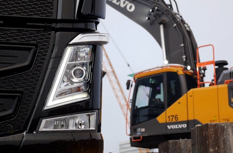 Reduce transport emission with efficient loading <br> Image source: Volvo Construction Equipment