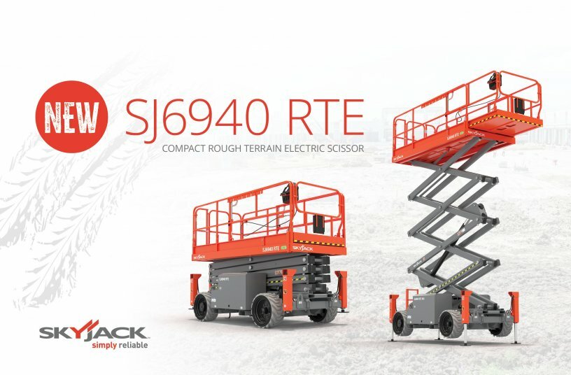Skyjack Launches the SJ6940 RTE, Their Largest Electric Rough Terrain Scissor