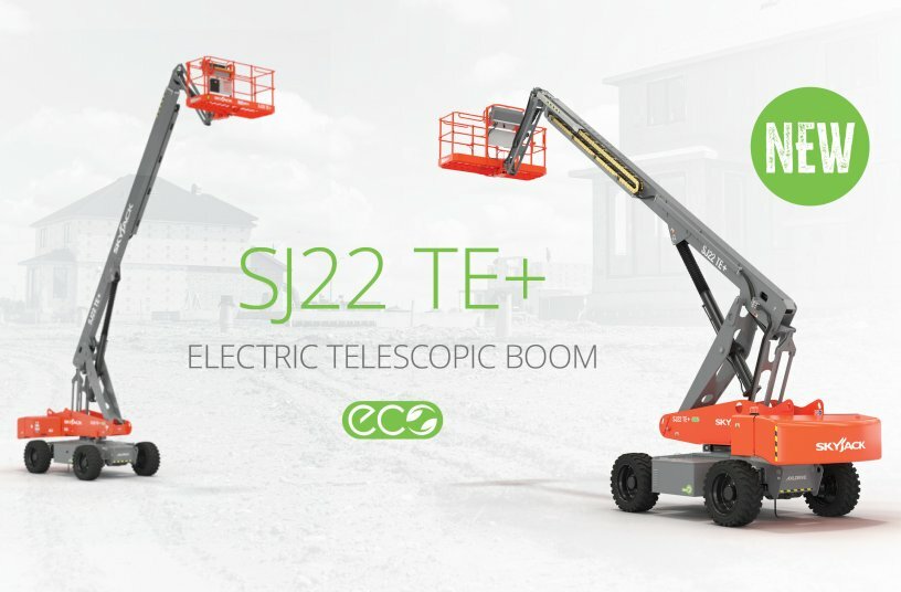 Skyjacks Battery-powered Telescopic Boom Range Expands for the Chinese and Southeast Asian Markets