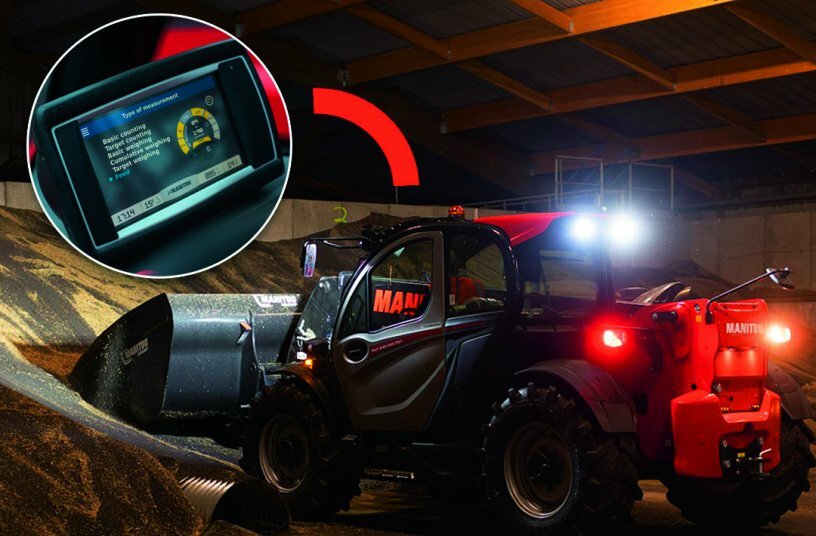 Smart Weighing System (SWS)<br>IMAGE SOURCE: Manitou Deutschland GmbH