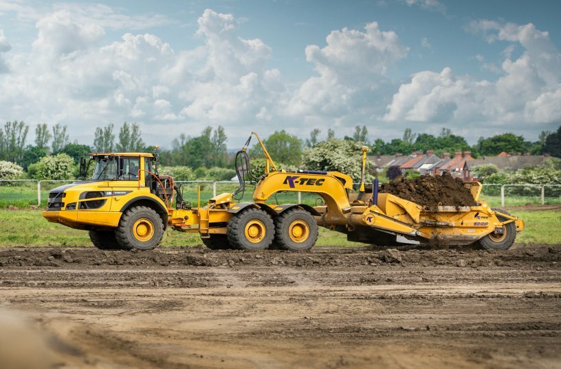 K-Tec is first to build sustainable earthmoving equipment with fossil-free steel in collaboration with SSAB<br>IMAGE SOURCE: K-Tec