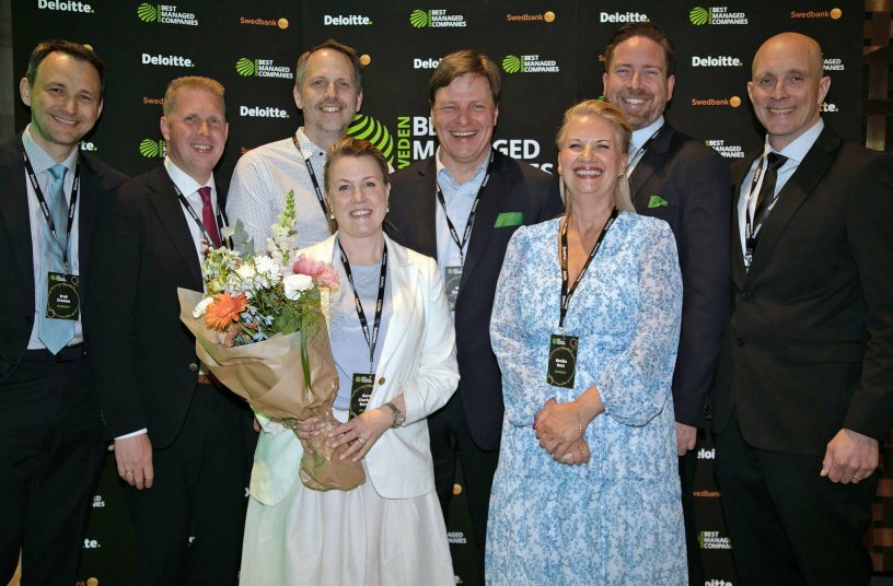 Sweden's Best Managed Companies 2025.<br>BILDQUELLE: Steelwrist AB