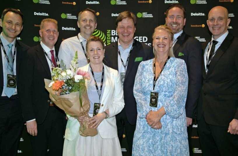 Sweden's Best Managed Companies 2025.<br>IMAGE SOURCE: Steelwrist AB