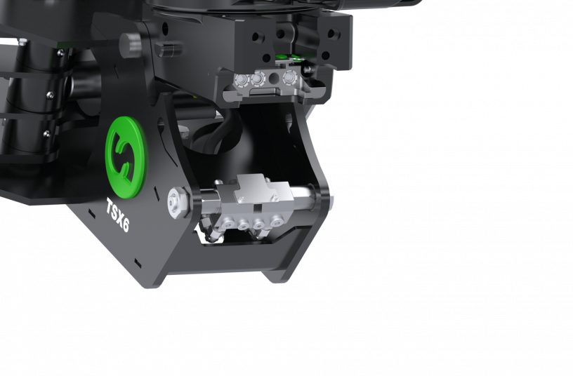 Steelwrist SQ40 interface close up uncoupled<br>BILDQUELLE: Steelwrist AB