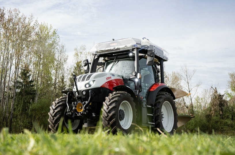 STEYR® and TU Wien unveil FCTRAC biogenic hydrogen–powered tractor project<br>IMAGE SOURCE: CNH Industrial N.V.