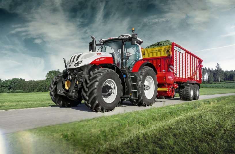 Steyr®-Traktoren jetzt mit zentraler Reifendruckregelung<br>BILDQUELLE: CNH Industrial N.V., STEYR
