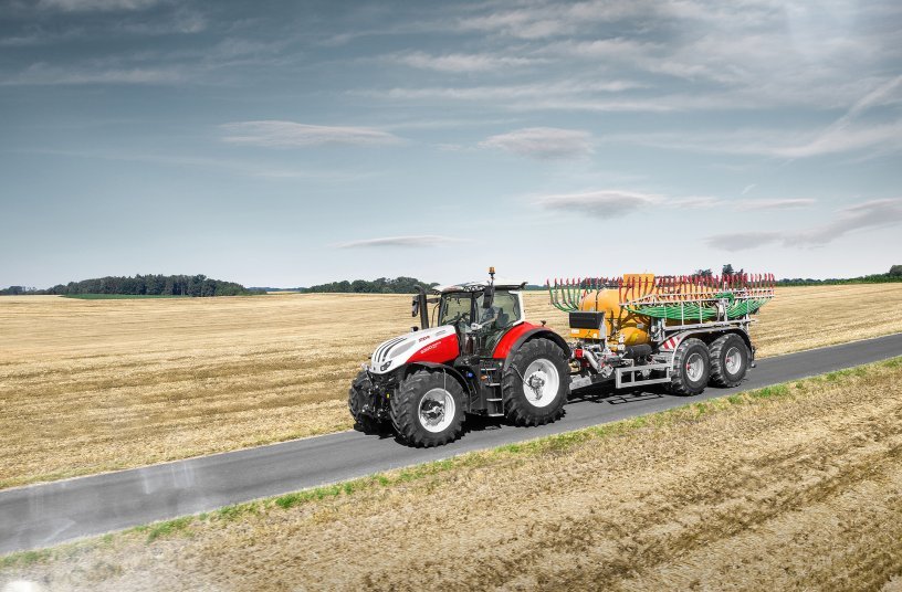Steyr®-Traktoren jetzt mit zentraler Reifendruckregelung<br>BILDQUELLE: CNH Industrial N.V., STEYR