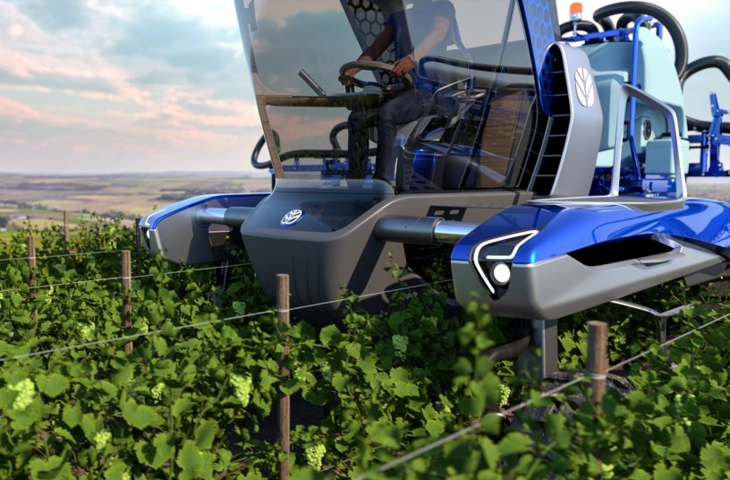 Straddle Tractor Concept<br>IMAGE SOURCE: New Holland Agriculture