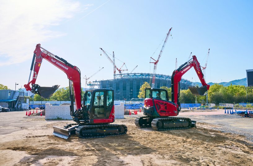 Yanmar CE's electrifying product range at INTERMAT<br>IMAGE SOURCE: Yanmar Compact Equipment