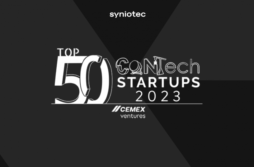 syniotec erreicht Platz unter den weltweiten Top 50 ConTech Startups von CEMEX Ventures<br>BILDQUELLE: syniotec GmbH