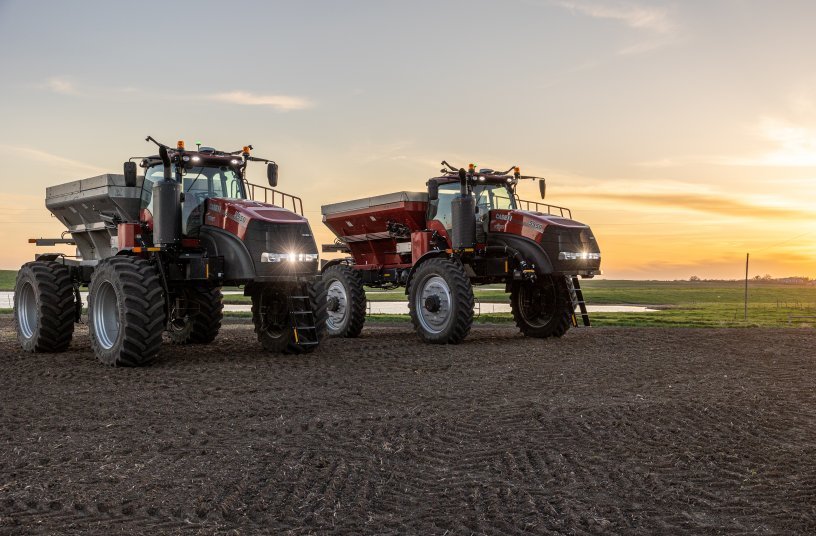 The Case IH Trident™ 5550 applicator with Raven Autonomy™ allows for one or more driverless machines in the field.<br>IMAGE SOURCE: CNH Industrial N.V.; CASE IH