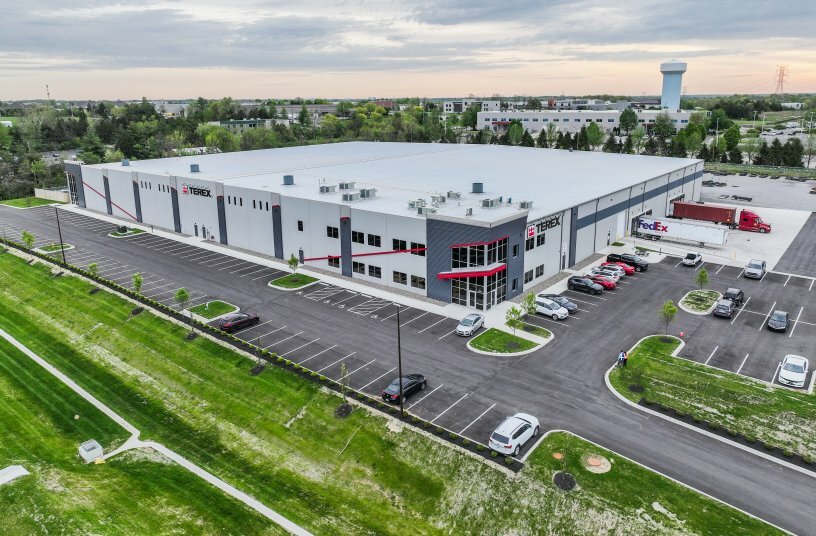  The event also included a visit to the new Terex Parts facility in Louisville, KY.<br>IMAGE SOURCE: MAGNA, Terex Corporation