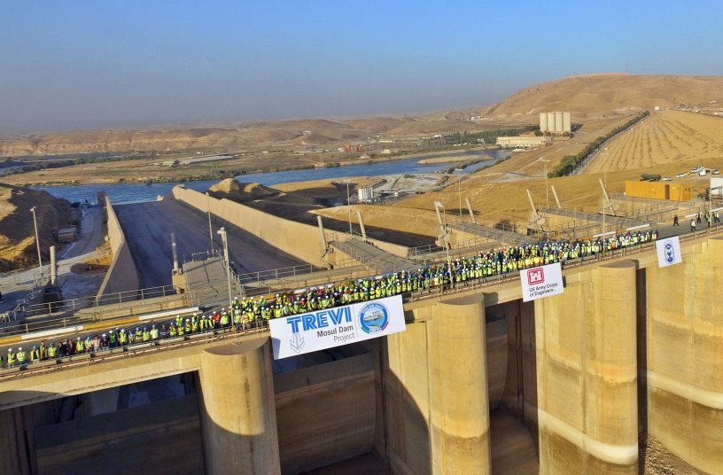 DFI Announces 2022 Outstanding Project Award Winner Mosul Dam Rehabilitation Project by Trevi<br>IMAGE SOURCE: TREVI - Finanziaria Industriale S.p.A.