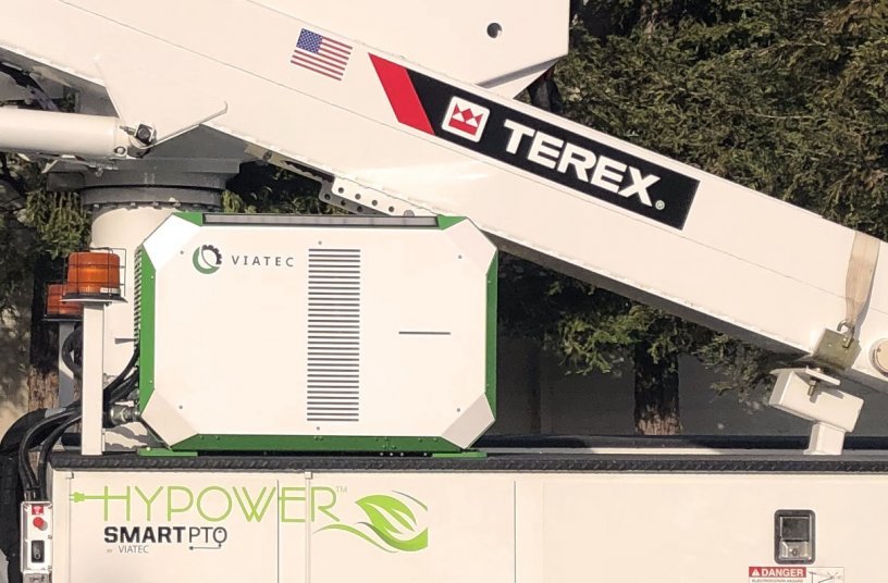 Terex Utilities has actively worked with Viatec since 2019, focusing on simple and reliable plug-in PTO solutions for the electric utility industry. <br> Image source: Terex Utilities