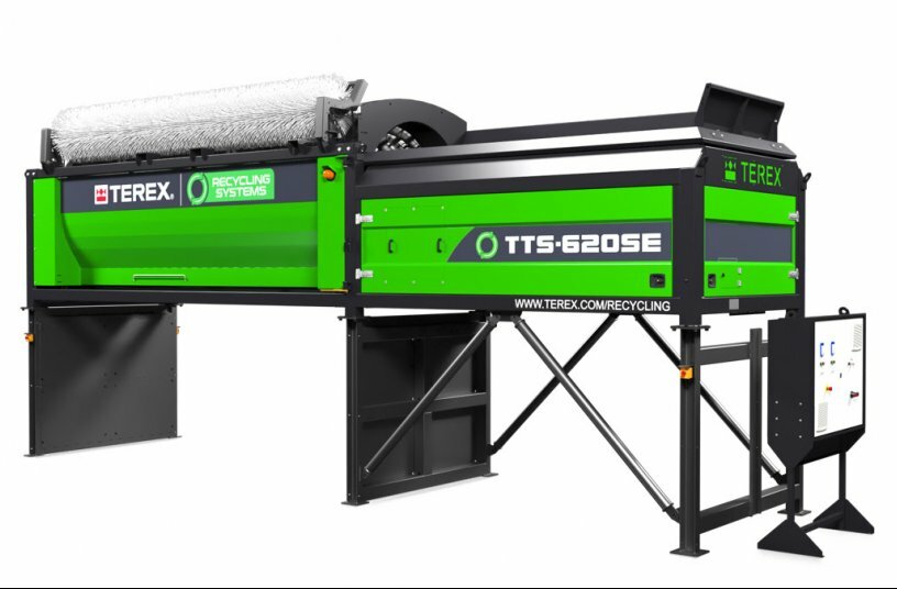 NEW TTS-620SE Static Electric Trommel Screen<br>IMAGE SOURCE: Terex Recycling Systems