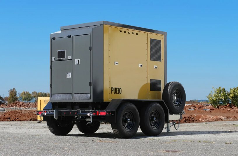 Portable Electric and Volvo Construction Equipment Unveil Game-Changing PU130 Mobile Battery Energy Storage System with First-Of-Its-Kind 48 Volt DC Fast Charging Capability <br>IMAGE SOURCE: Volvo Construction Equipment
