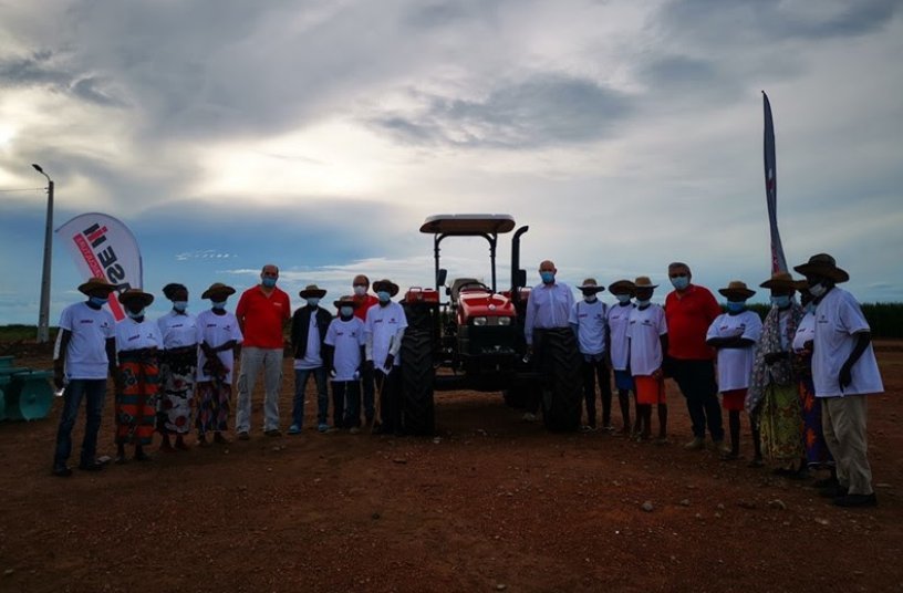 The new tractor will help the local communities grow food more efficiently<br>IMAGE SOURCE: CNH Industrial N.V.