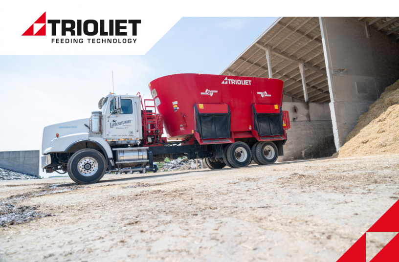Truckmount feed mixers: reliable, powerful and efficient<br>IMAGE SOURCE: Trioliet