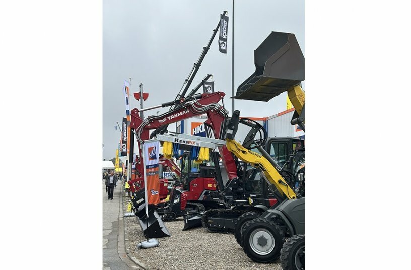 Der HKL Stand auf der NordBau 2026 befindet sich auf dem Freigelände Nord (N225).<br>BILDQUELLE: HKL BAUMASCHINEN