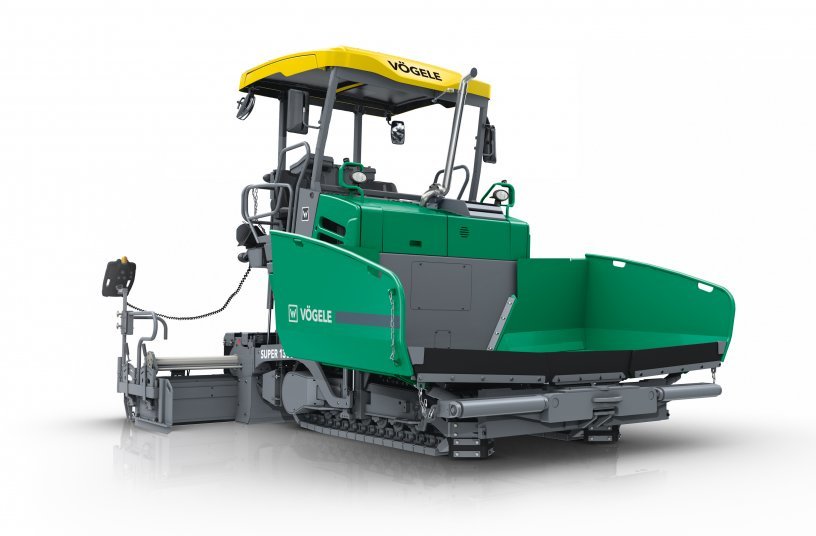 Compact and efficient: The Vögele SUPER 1300-3i Compact Class paver features a maximum laydown rate of 385 tons per hour and can pave at widths up to 16 ft 5 in.<br>IMAGE SOURCE: WIRTGEN GROUP