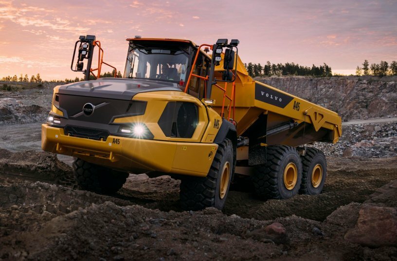 New Generation Articulated Hauler A45 <br>IMAGE SOURCE: Volvo Construction Equipment