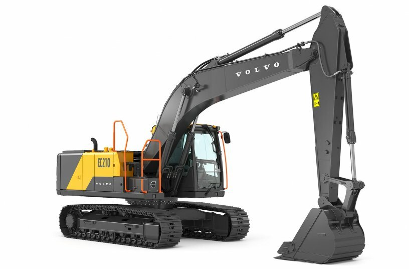 Bagger der neuen Generation EC210<br>BILDQUELLE: Volvo Construction Equipment