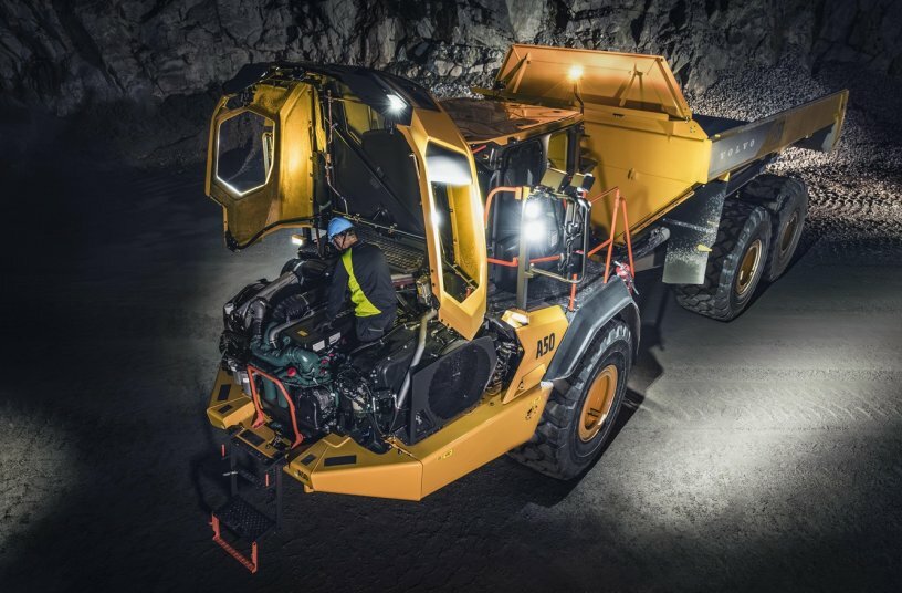 Die neuen Volvo-Dumper setzen höchste Maßstäbe in Sicherheit, Betriebszeit und Effizienz<br>BILDQUELLE: Volvo Construction Equipment