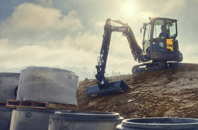 EC37 and ECR40: Compact power packs<br>IMAGE SOURCE: Volvo Construction Equipment
